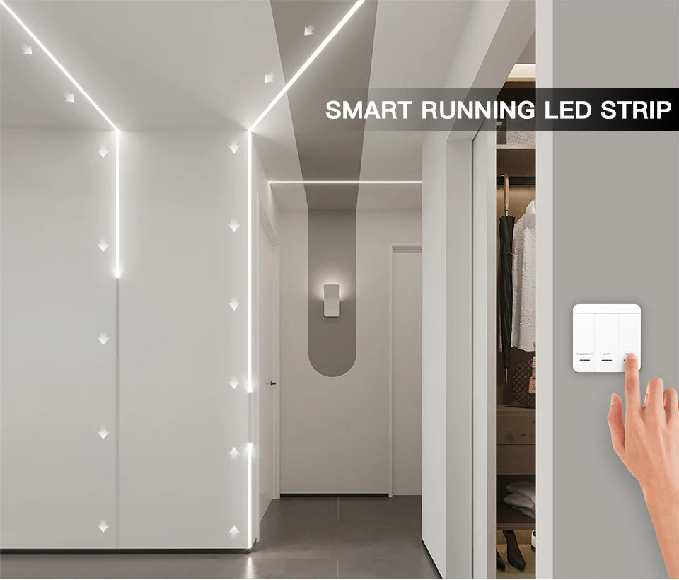 Lauflicht LED Streifen Komplettset Plug&Play