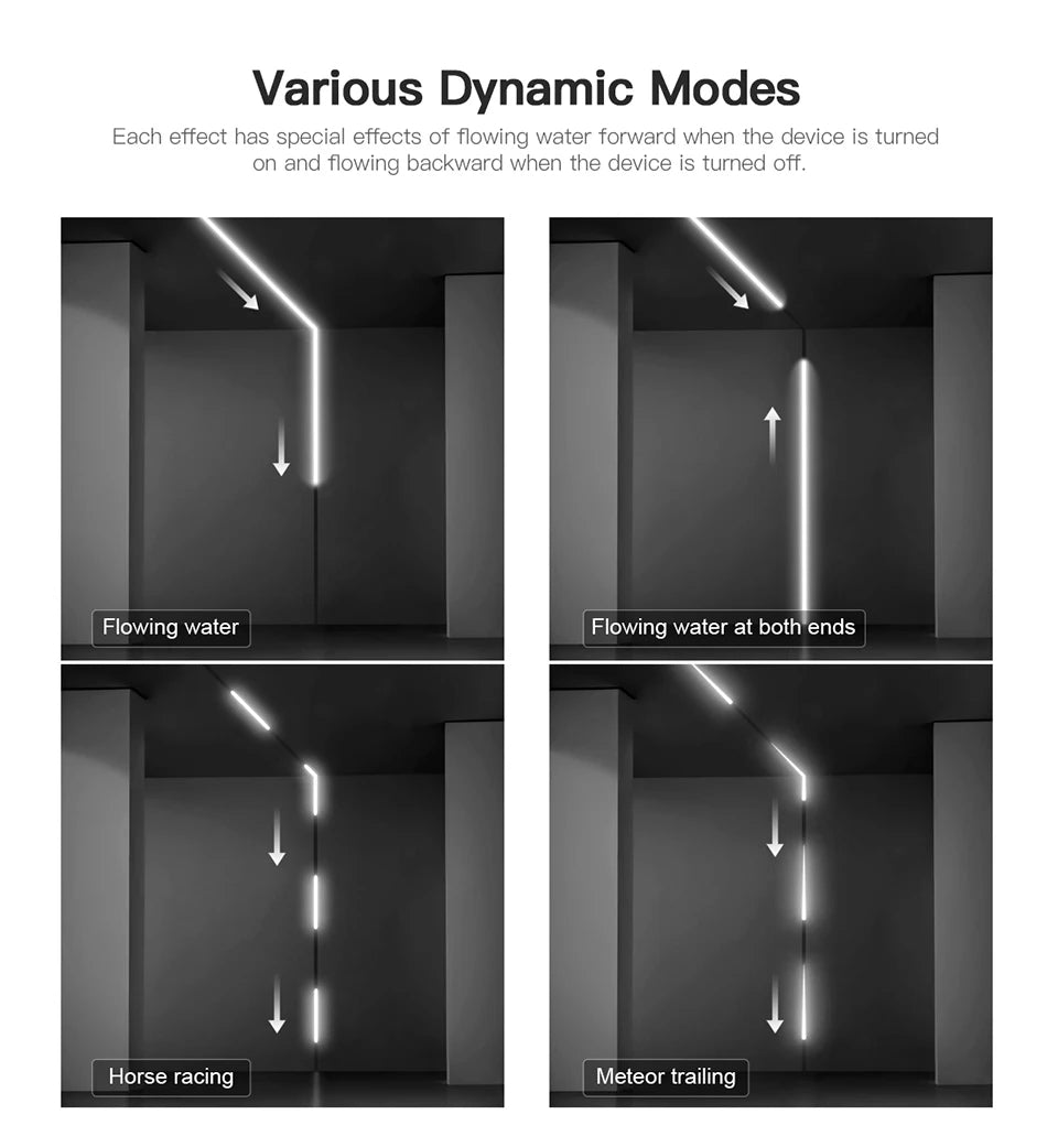 Lauflicht LED Streifen Komplettset Plug&Play