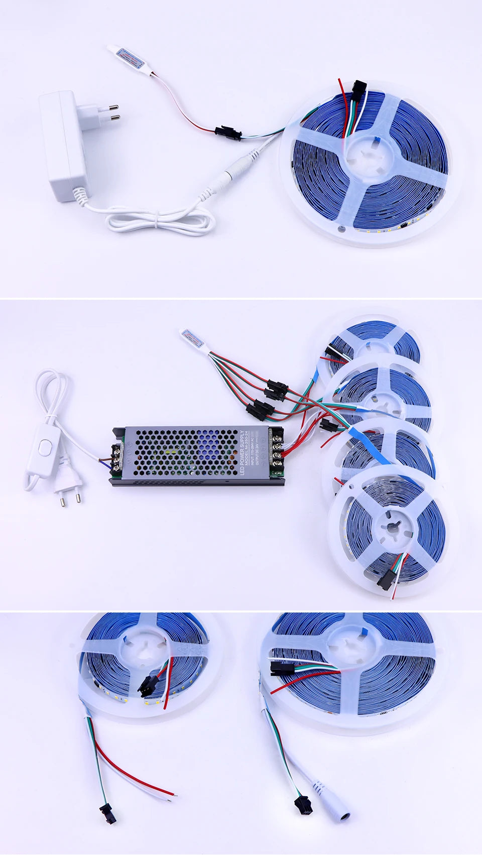 Lauflicht LED Streifen Komplettset Plug&Play