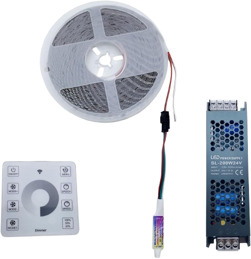 Lauflicht LED Streifen Komplettset Plug&Play